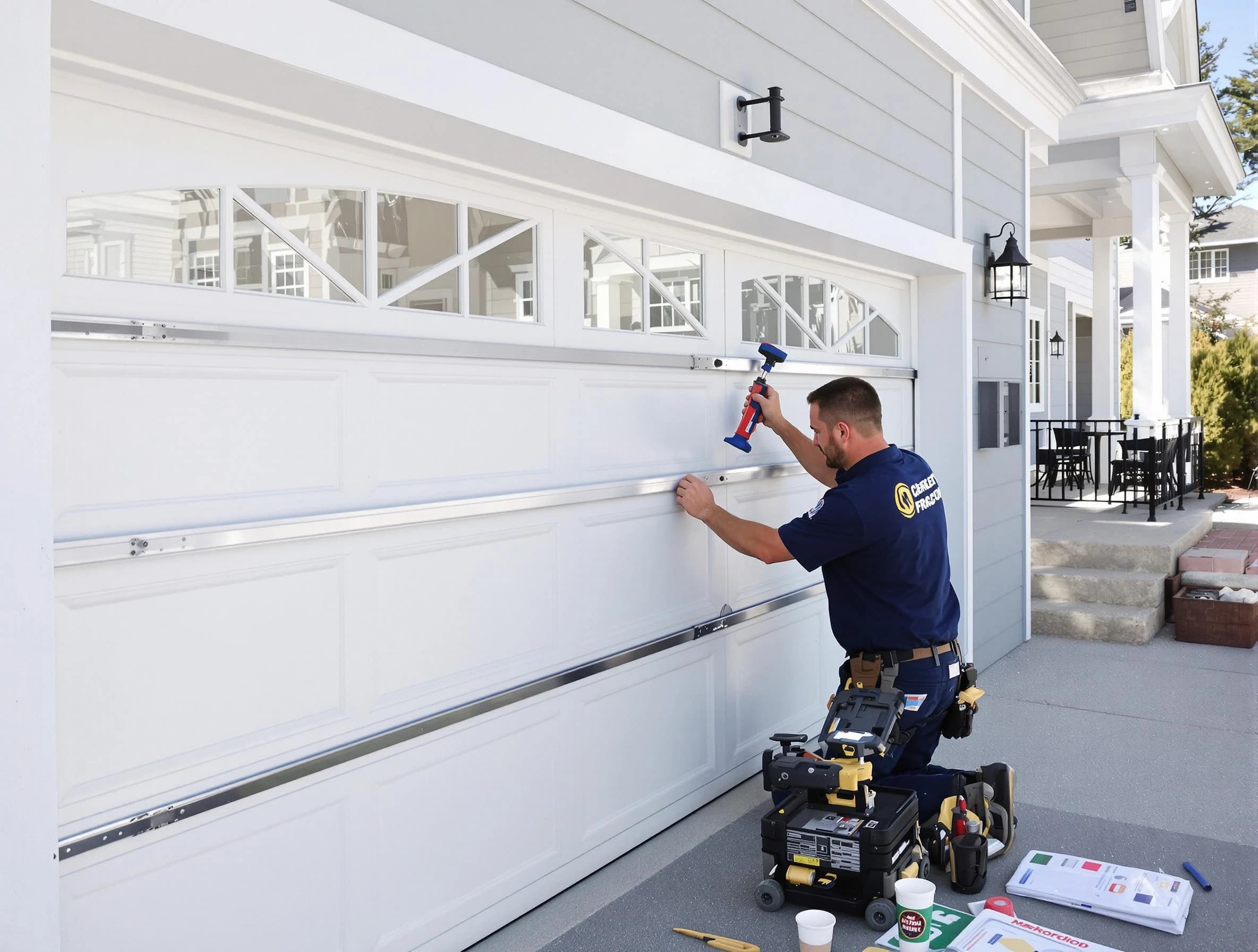 Professional garage door installation by Montclair Garage Door Repair in Montclair