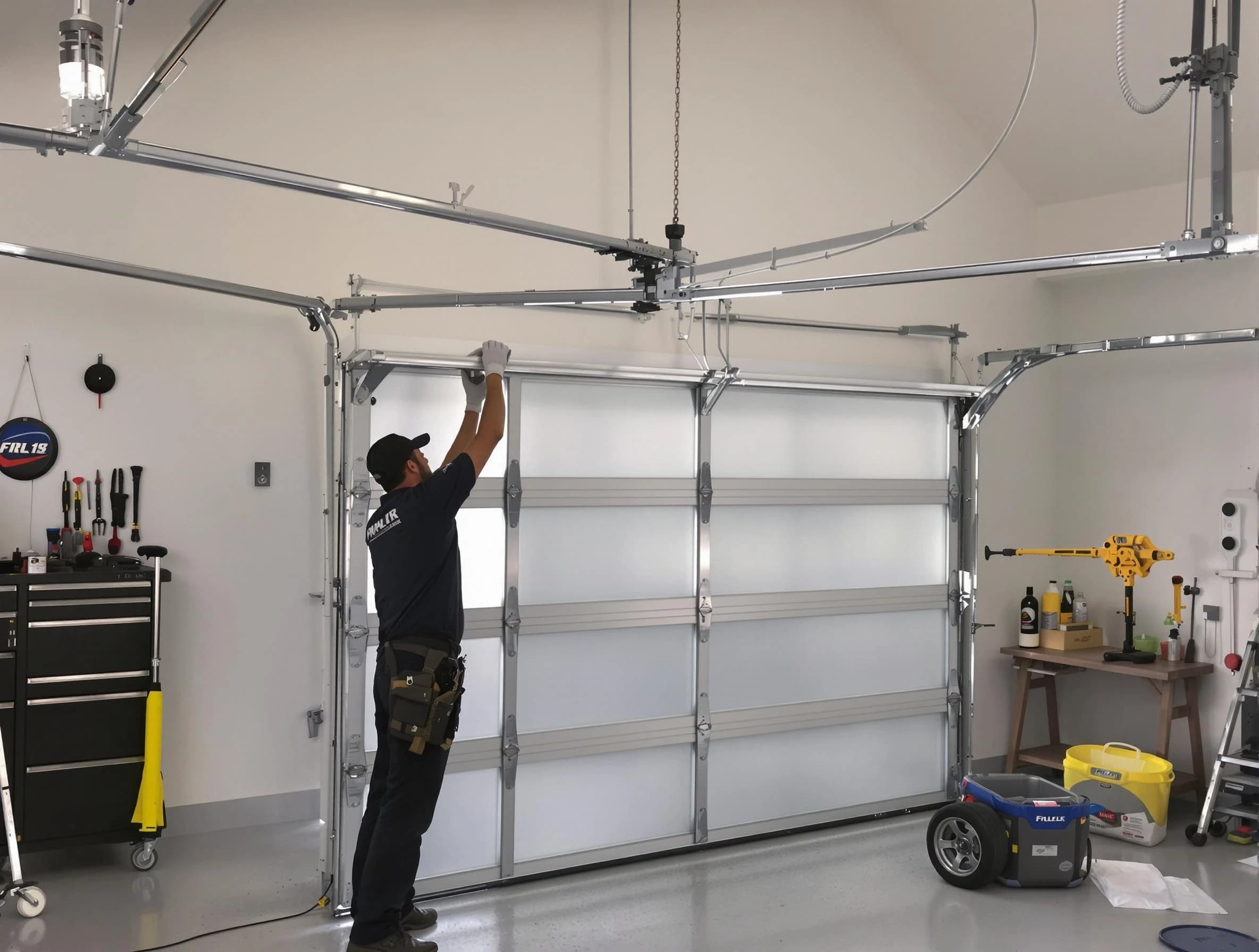 Montclair Garage Door Repair certified team performing precision garage door installation in Montclair