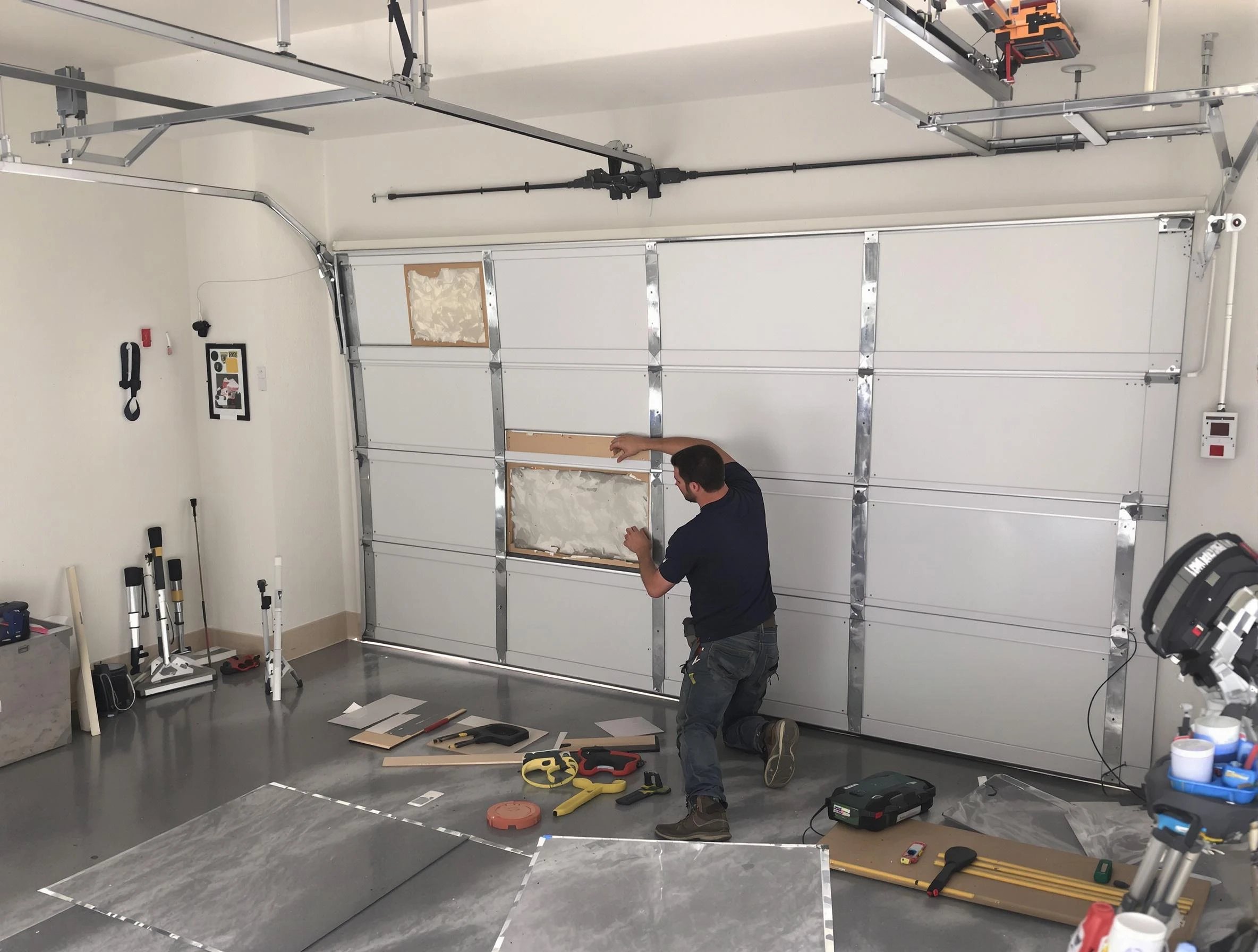 Garage Door Panel Repair in Montclair
