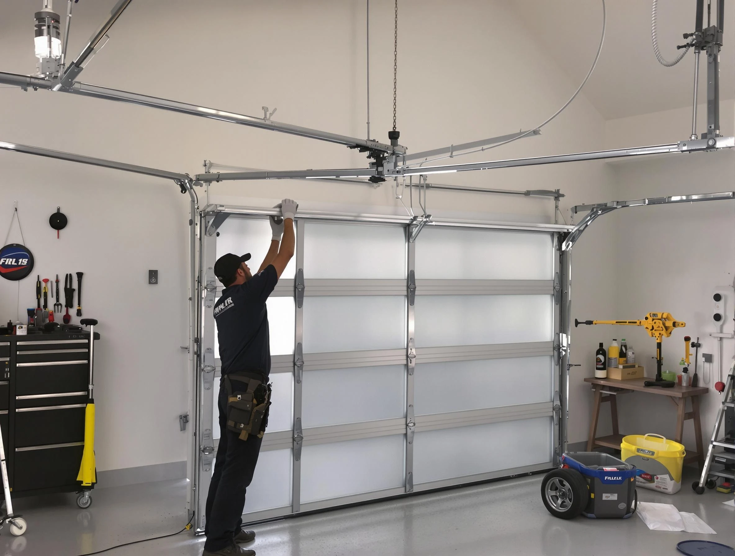 Montclair Garage Door Repair certified team performing precision garage door installation in Montclair