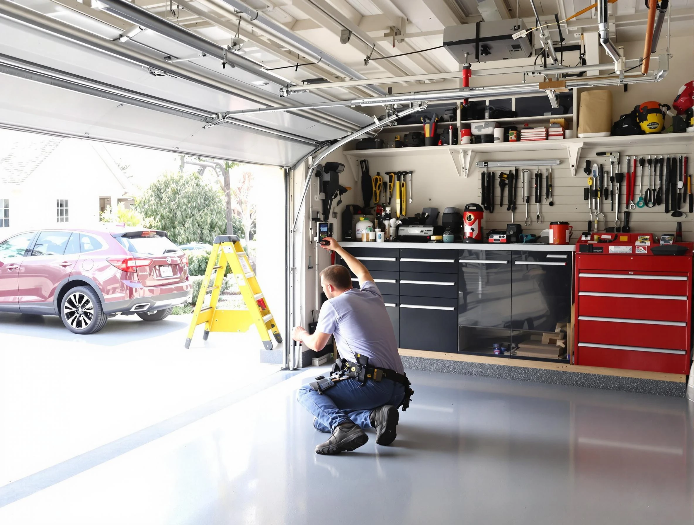Local garage door repair service by Montclair Garage Door Repair in Montclair